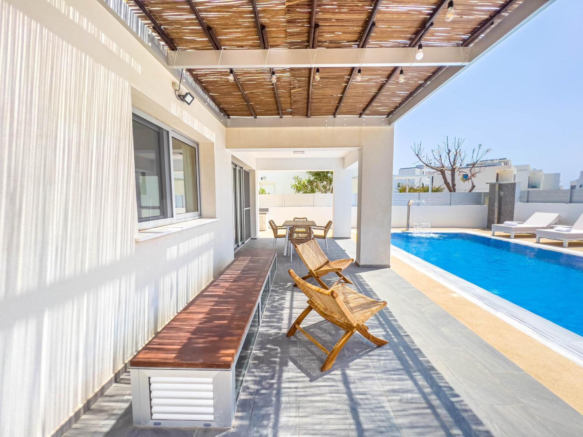 Βίλα Geo Panoramic +pool +game +gym Πρωταράς